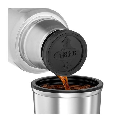 Thermos Style termosz italokra, fogóval - kék - 1,2l