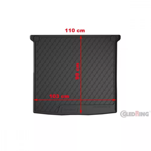 Mercedes M-Classe 2011-2019 (W166) Gledring méretpontos csomagtértálca