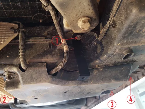 MAN TGE 2017- AdBlue tartály védő lemez - SMP99.311