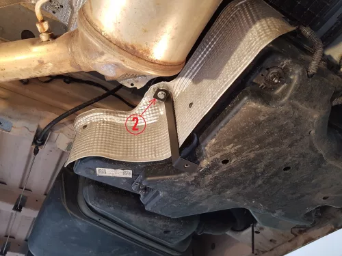 MAN TGE 2017- AdBlue tartály védő lemez - SMP99.311