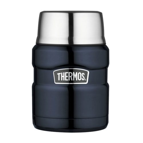 Thermos Style termosz ételre bögrével - sötétkék - 470ml
