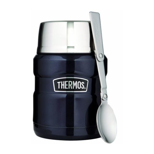 Thermos Style termosz ételre bögrével - sötétkék - 470ml
