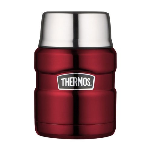 Thermos Style termosz ételre bögrével - piros - 470ml