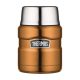 Thermos Style termosz ételre bögrével - rézszínű - 470ml