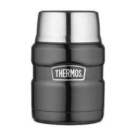   Thermos Style termosz ételre bögrével - fémszürke - 470ml