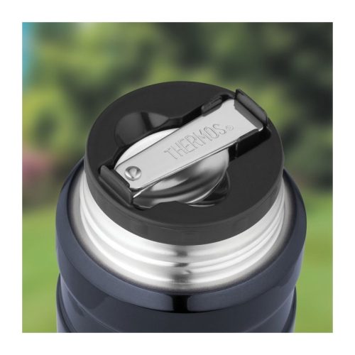 Thermos Style termosz ételre bögrével - fémszürke - 470ml