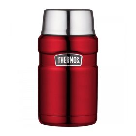 Thermos Style Termosz ételre bögrével - piros - 710ml