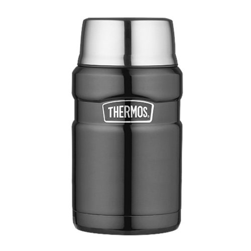 Thermos Style termosz ételre bögrével - fémszürke - 710ml