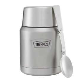   Thermos Icon Termosz ételre összehajtható kanállal és bögrével - nemesacél - 470ml