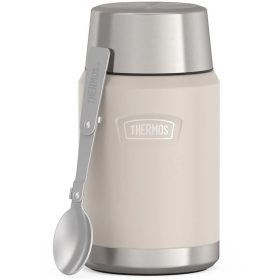   Thermos Icon Termosz ételre összehajtható kanállal és bögrével - homok - 710ml