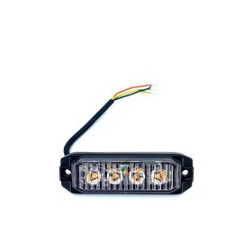 4LED-es stroboszkóp FEHÉR  - E jel - 12-24V - 18080