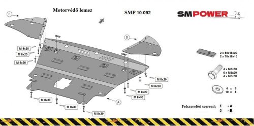 Hyundai Elantra 2021- Motorvédő lemez - SMP10.092