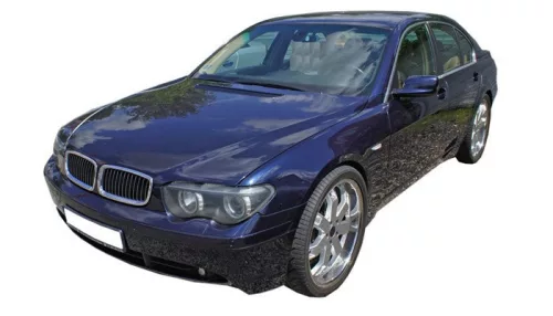 BMW 7 2002-2008 (E65, E66, sedan) Aristar méretpontos csomagtértálca