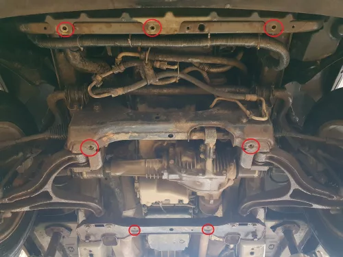 Jeep Cherokee 2004-2010 - Motorvédő lemez - SMP28.550