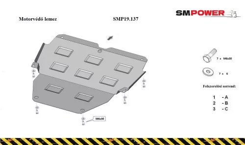 Mercedes Citan 2021- Motorvédő lemez - SMP19.137