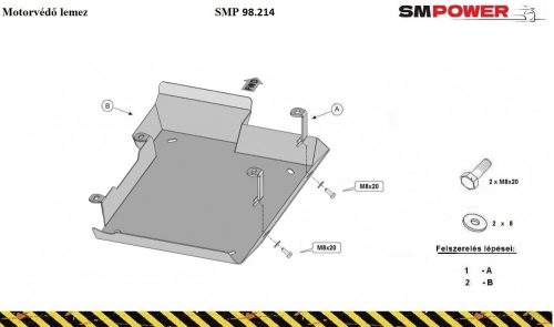 Renault Master III 2010- ADBlue tartály védő lemez - SMP98.214