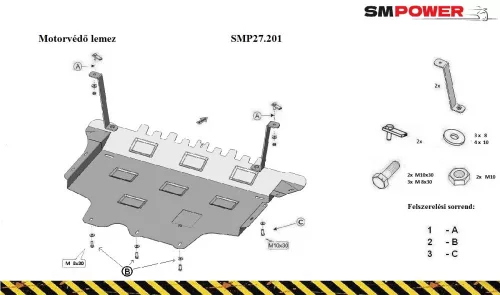 Seat Tarraco 2020- Motorvédő lemez - SMP27.201