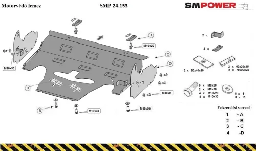 Subaru Forester 4 2014-2018 - Motorvédő lemez - SMP24.153