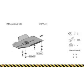   Suzuki S-Cross 4x4 2021- Differenciálmű védő lemez - SMP00.166
