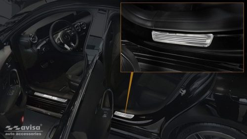 Mercedes CLA-Classe 2019- (X118, matt, hátsó) Avisa 2db-os küszöbvédő