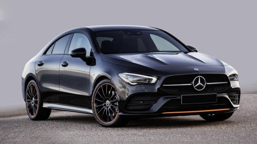 Mercedes CLA-Classe 2019- (X118, matt, hátsó) Avisa 2db-os küszöbvédő