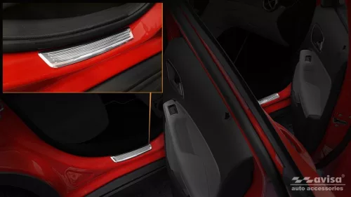 Mercedes GLA-Classe 2013-2019 (X156, matt, hátsó) Avisa 2db-os küszöbvédő