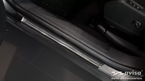 Prahové lišty Peugeot 3008 2016-2024 (tmavé, matné)
