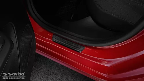 Skoda Octavia III. 2013-2020 (sötét-matt) Avisa 4db-os küszöbvédő