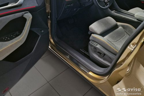 Küszöbvédő lécek Škoda Kodiaq II. 2024- (sötét, matt)