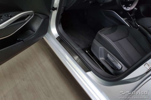 Skoda Fabia IV. 2021- (sötét-matt) Avisa 4db-os küszöbvédő