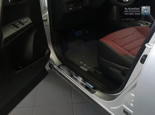 Toyota Rav4 2016-2018 (hybrid, sötét-matt) Avisa 4db-os küszöbvédő