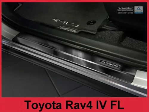 Toyota Rav4 2016-2018 (sötét-matt) Avisa 4db-os küszöbvédő