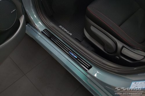 Hyundai Kona 2017- (sötét-fényes) Avisa 4db-os küszöbvédő