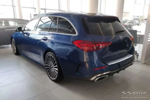 Csomagtér peremvédő Mercedes C-Class 2022- (S206, T-Model, AMG, matt, II. osztály)