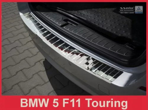 BMW 5 2010-2017 (F11, combi, króm) Avisa lökhárítóvédő
