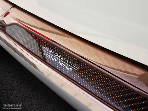 BMW 5 2017-2020 (G31, fényes réz-karbon) Avisa lökhárítóvédő