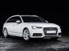 Audi A4 2016- (combi, sötét-matt) Avisa lökhárítóvédő