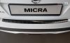 Nissan Micra 2017- (sötét-matt) Avisa lökhárítóvédő