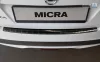Nissan Micra 2017- (sötét-matt) Avisa lökhárítóvédő