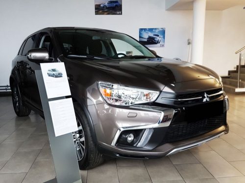 Mitsubishi ASX 2017-2019 (sötét-matt) Avisa lökhárítóvédő