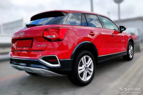 Audi Q2 2020- (sötét-matt) Avisa lökhárítóvédő