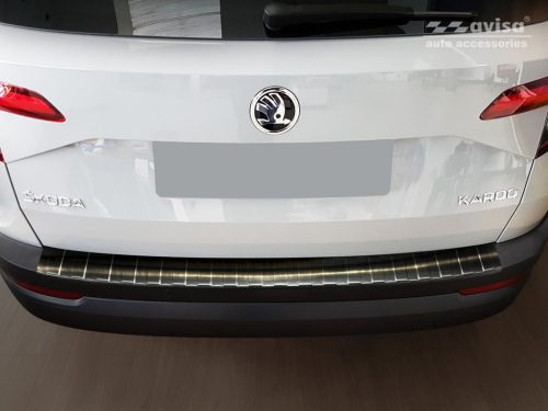 Skoda Karoq 2017-2022 (sötét-matt) Avisa lökhárítóvédő