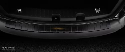 VW Caddy 2004-2020 (sötét-matt) Avisa lökhárítóvédő