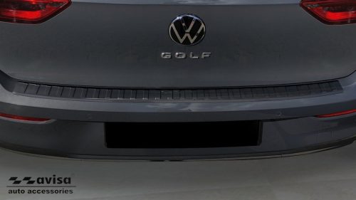 VW Golf VIII. 2020- (hatchback, sötét-matt) Avisa lökhárítóvédő
