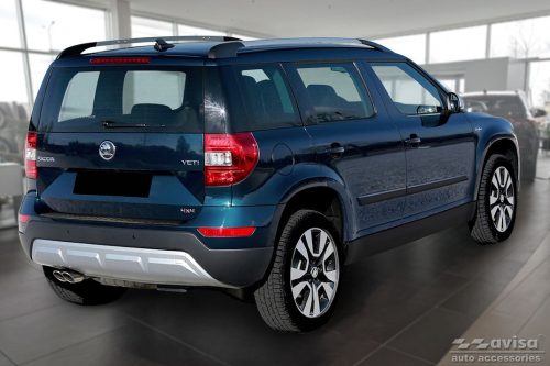 Skoda Yeti 2013-2017 (4x4 /Outdoor, sötét-matt) Avisa lökhárítóvédő