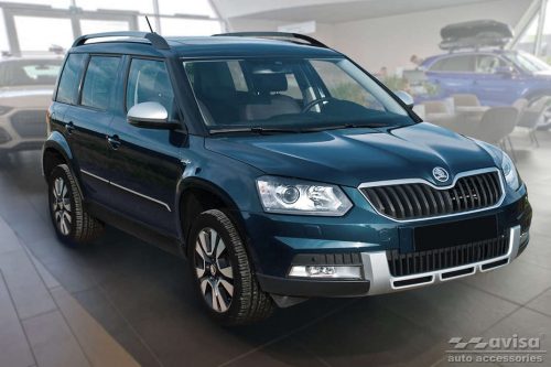 Skoda Yeti 2013-2017 (4x4 /Outdoor, sötét-matt) Avisa lökhárítóvédő