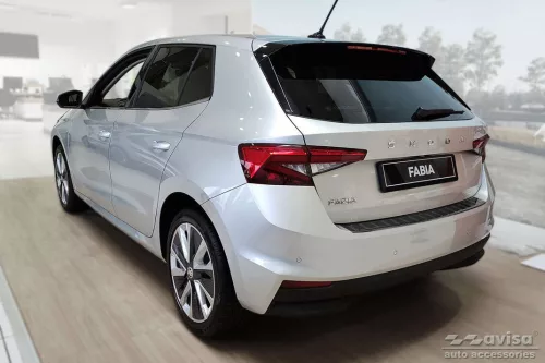 Skoda Fabia IV. 2021- (hatchback, sötét-matt) Avisa lökhárítóvédő