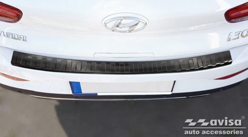 Hyundai i30 2020- (hatchback, sötét-matt) Avisa lökhárítóvédő