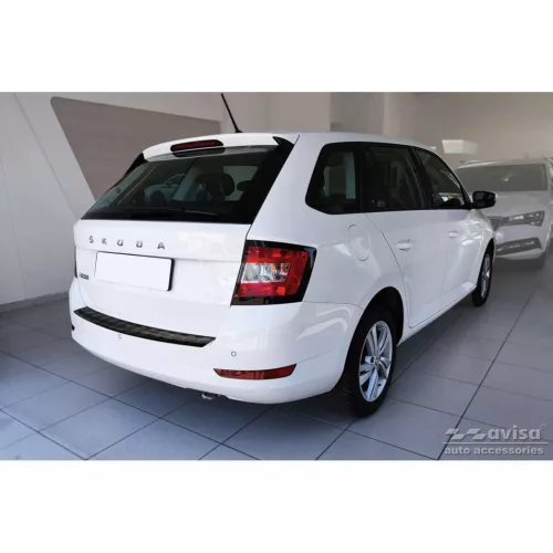 Csomagtér szélvédővédő léc Škoda Fabia III. 2018-2021 (kombi, sötét, matt)