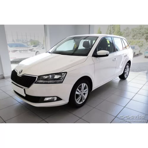 Csomagtér szélvédővédő léc Škoda Fabia III. 2018-2021 (kombi, sötét, matt)